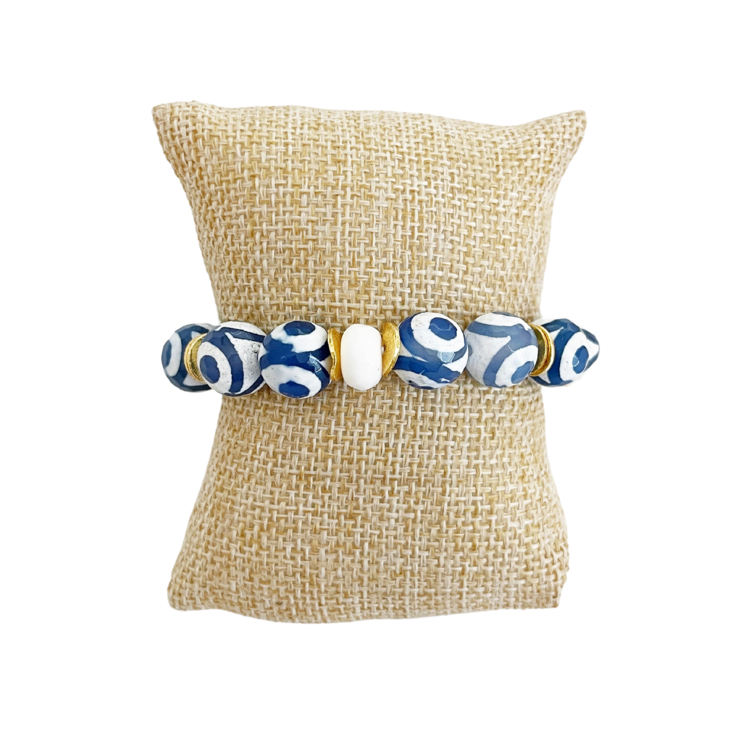 Limited Edition, Blue Agate and White
