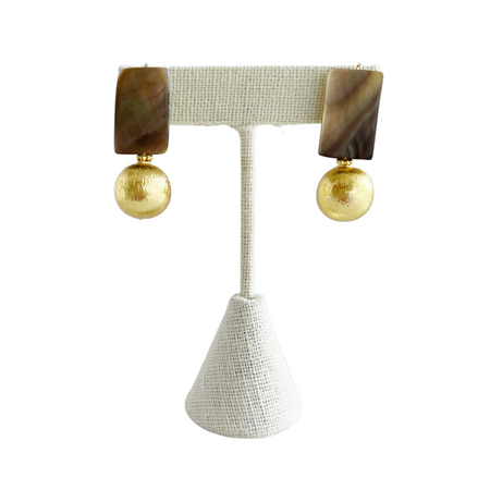 Alexandra Earring, Mother of Pearl