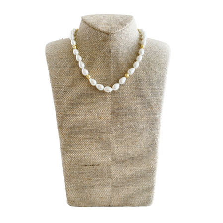 Blanca Necklace, Teardrop Pearl