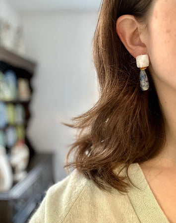 Limited Edition Earring, Lapis