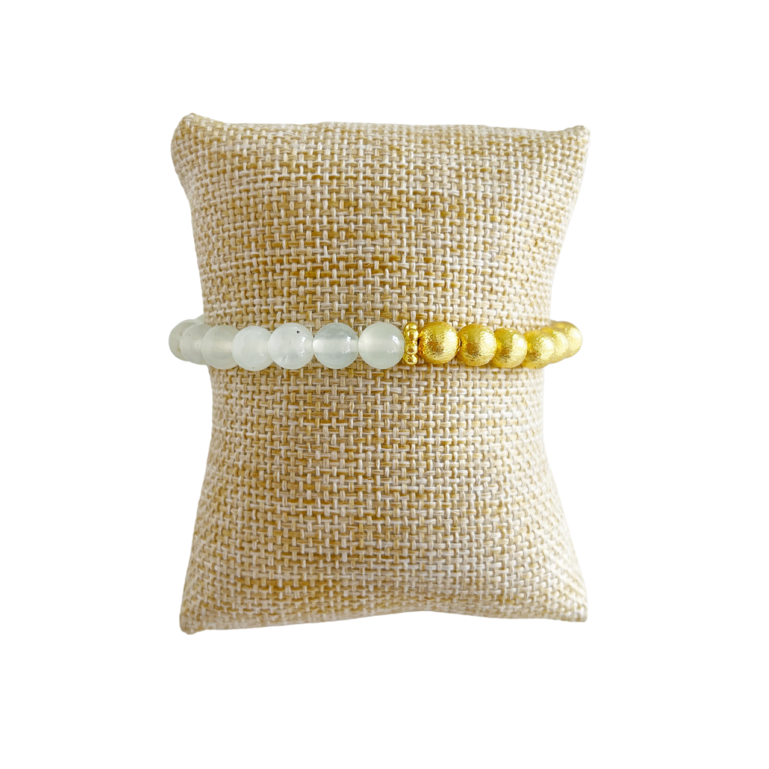 Lizzie Bracelet, Green Jade, Mini