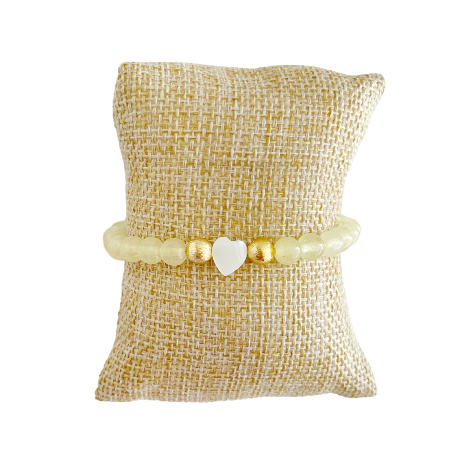 Valentina Bracelet, Yellow Jade