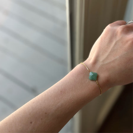 Grace Bracelet, Green Aventurine