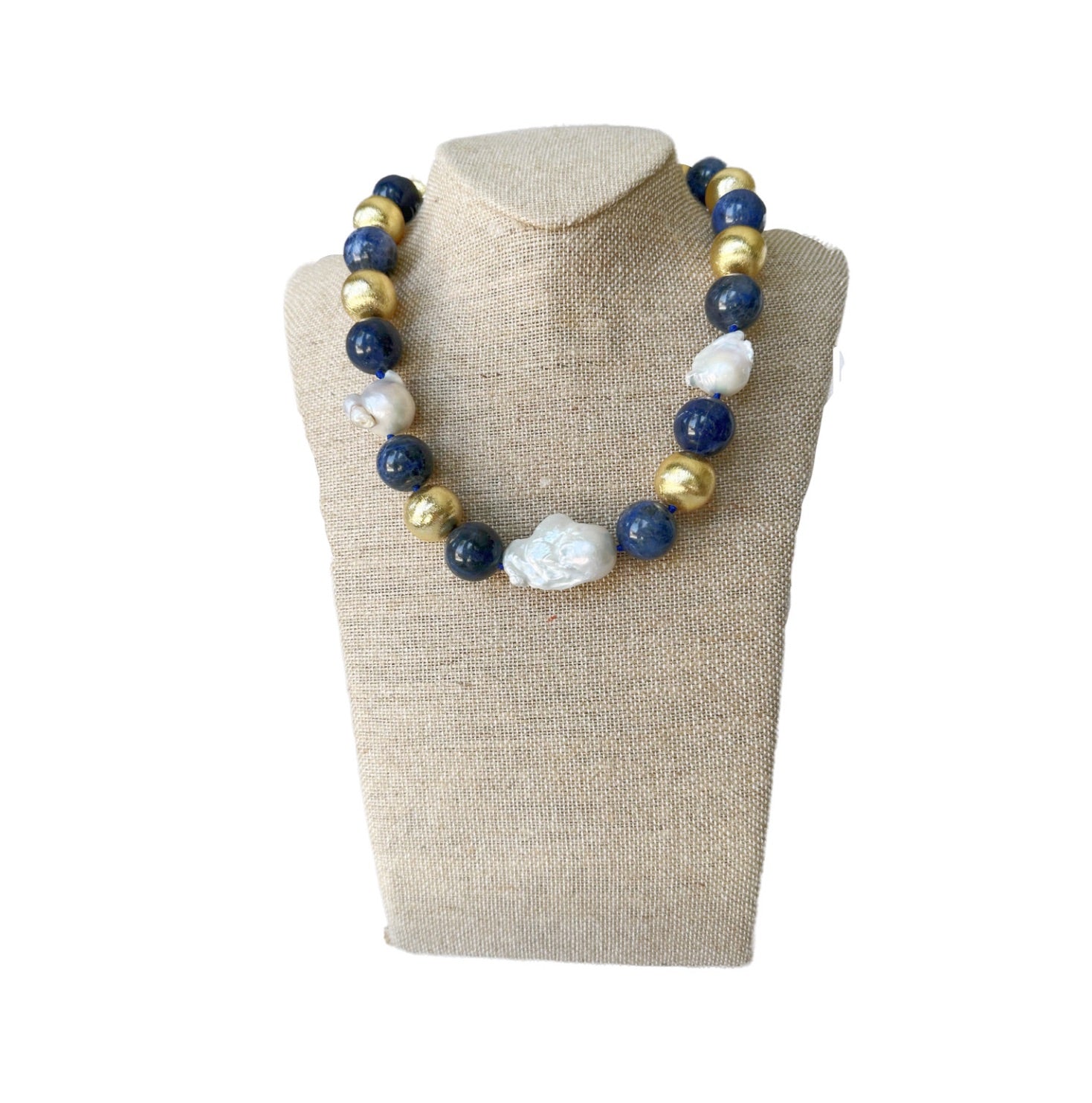 Janelle Necklace, Sodalite