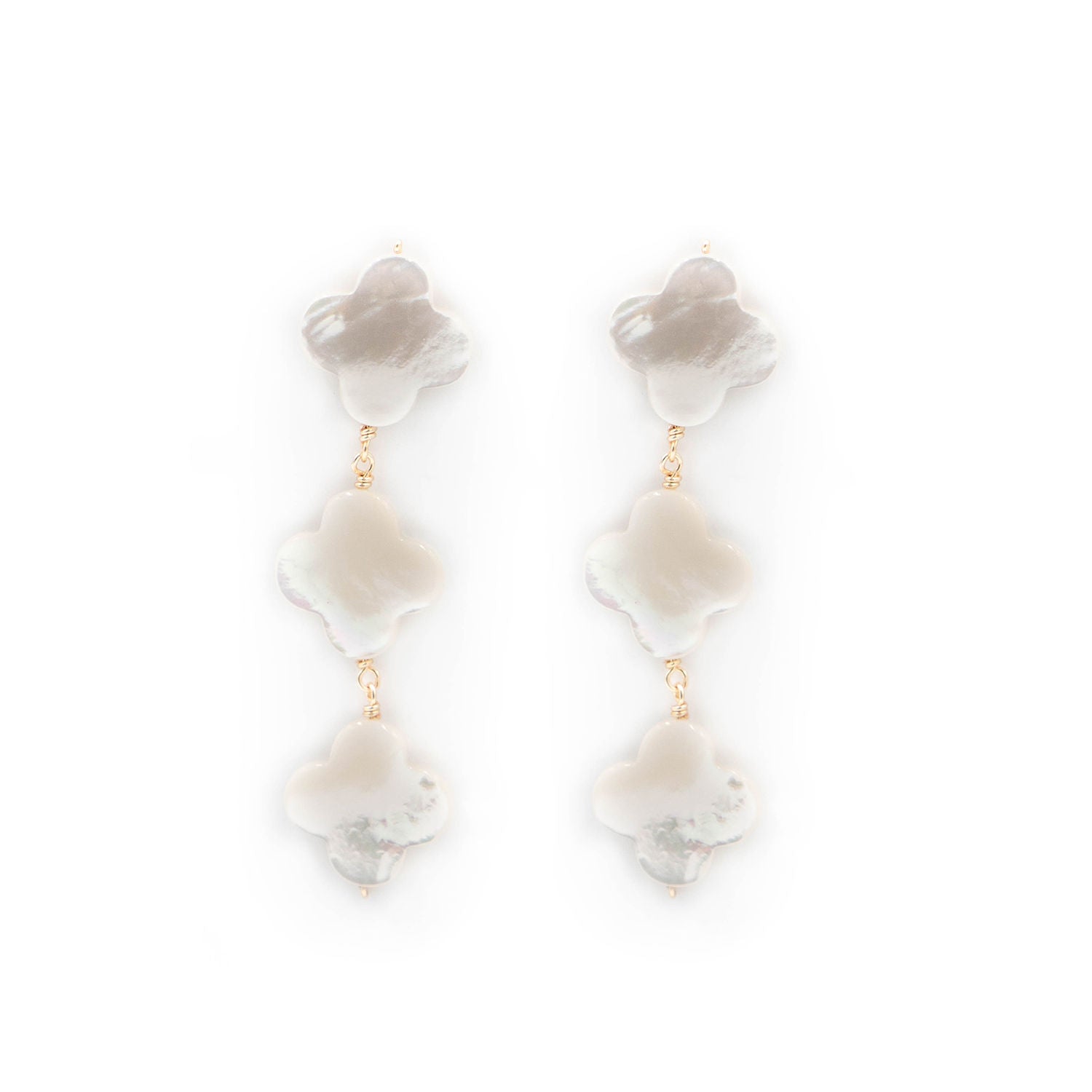 Crawford Earring, White