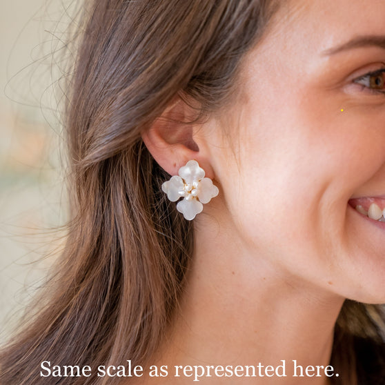 Ruth Earring, Pink