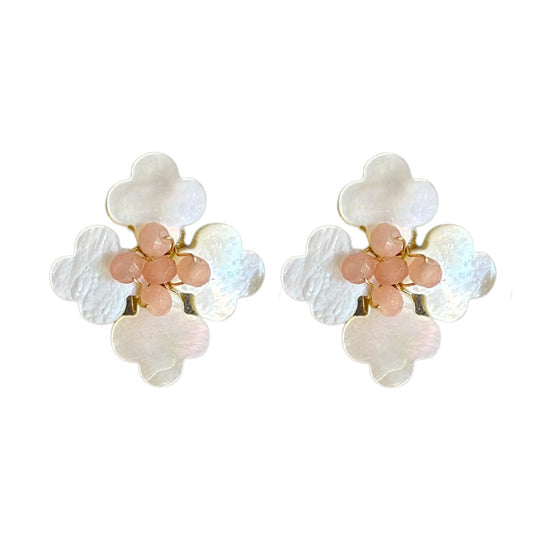 Ruth Earring, Pink