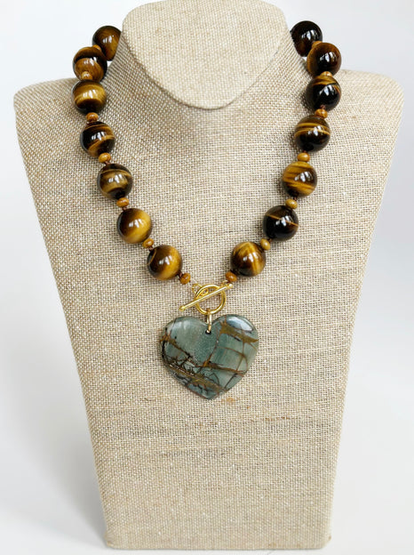 One of a kind, Jasper Heart and Tiger Eye