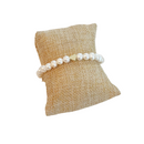 Single Heart Bracelet, Pearl