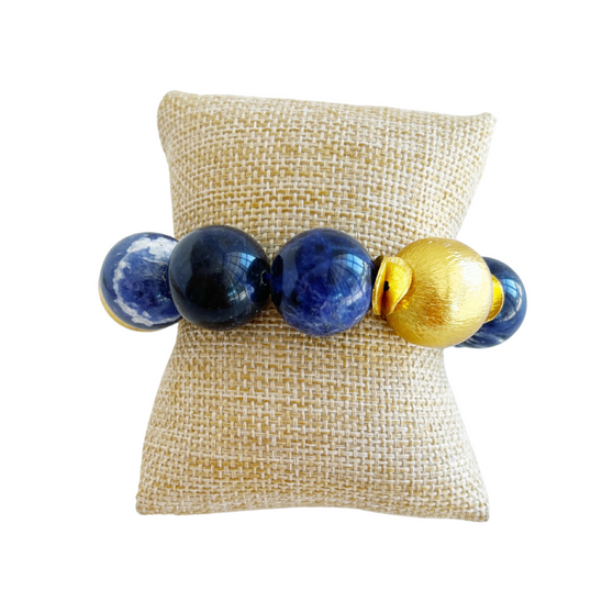 Addison Bracelet, Sodalite, Large