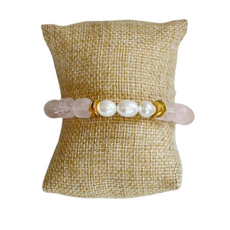 Mary Bracelet, Rose Quartz