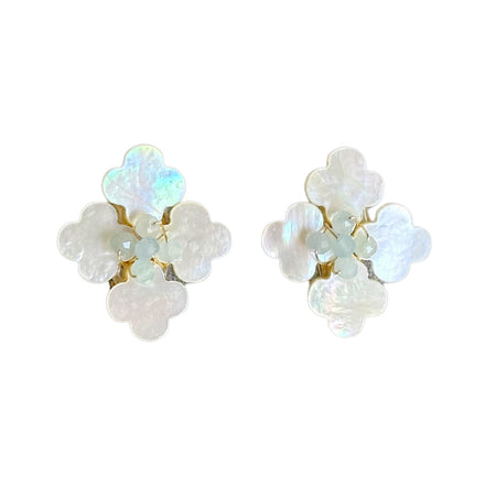 Ruth Earring, Aqua