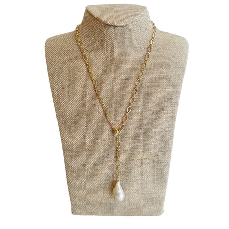Limited Edition, Ruby and Baroque Lariat