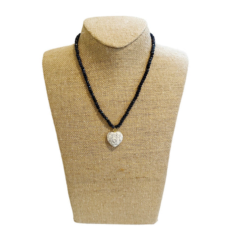 Michelle Necklace, Black and White