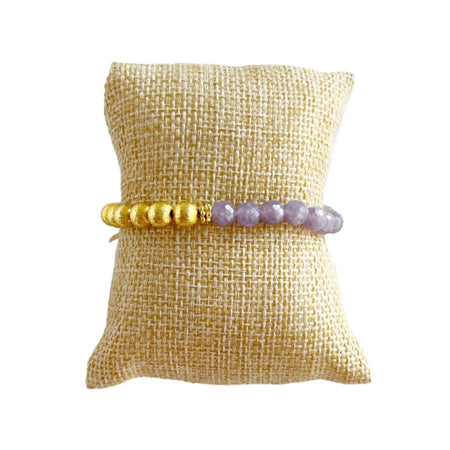 Lizzie Bracelet, Purple Lepidolite