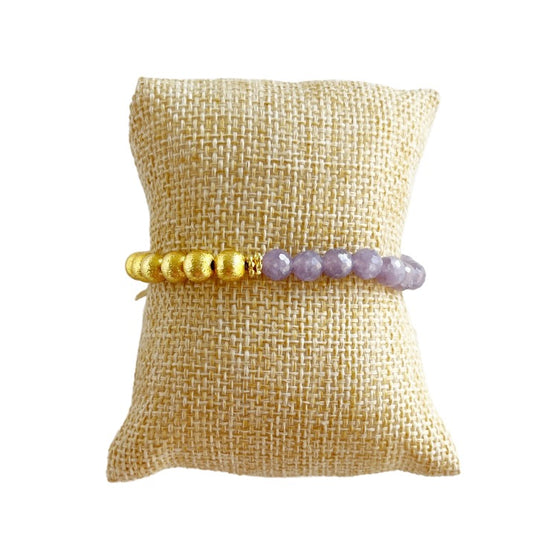 Lizzie Bracelet, Purple Lepidolite
