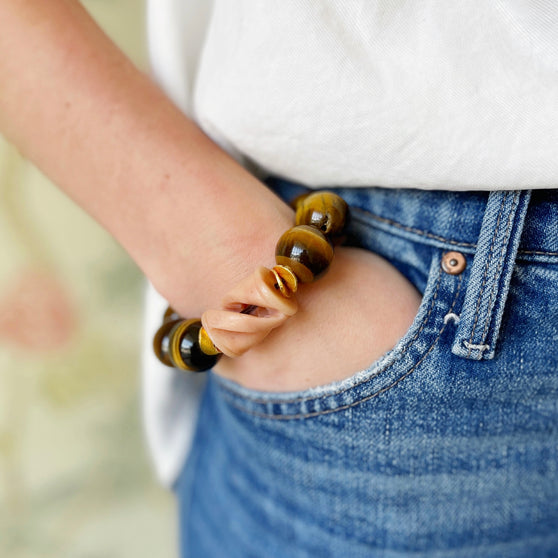 Courtney Bracelet, Tiger Eye