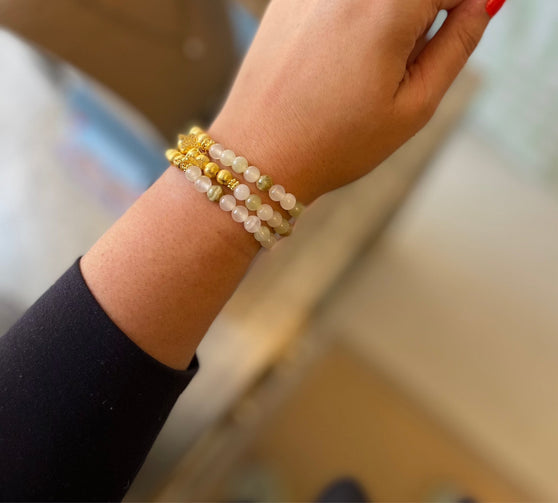 Lizzie Bracelet, Olive, Mini