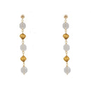 Alice Earring, Triple, Clear