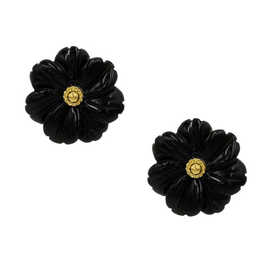 Azalea Earring, Black Onyx