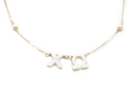 Greek Letter Necklace, Chi Omega