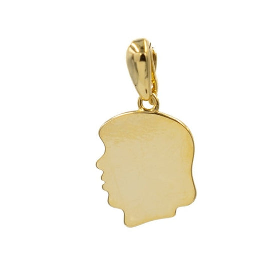 Girl Silhouette Charm