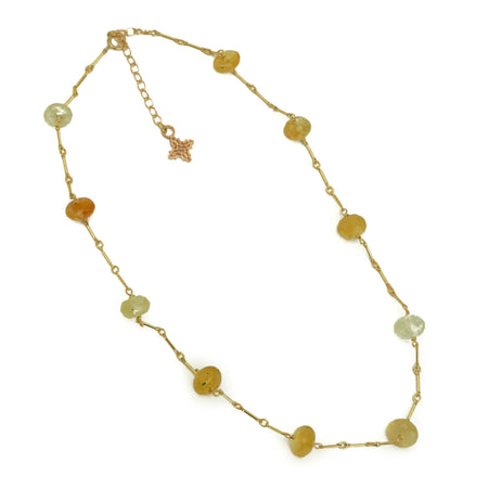 Miriam Necklace, Yellow Opal