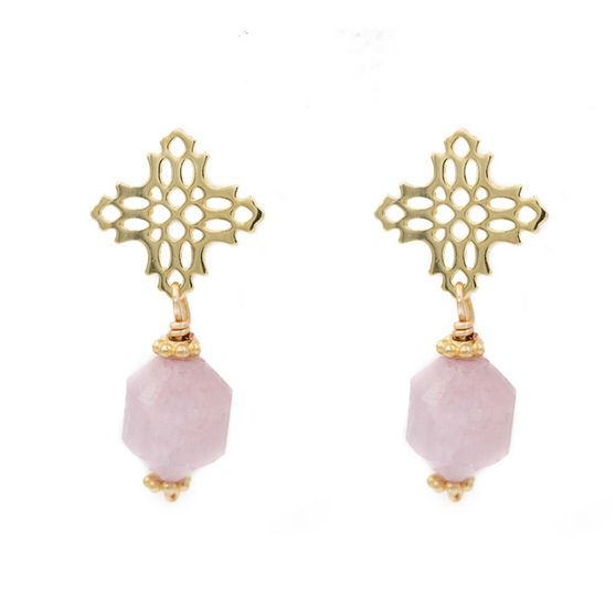 Harper Earring, Kunzite