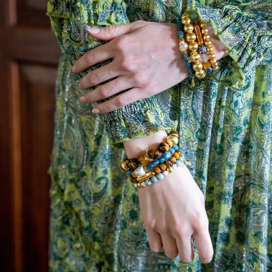 Ana Bracelet, Multi Tourmaline