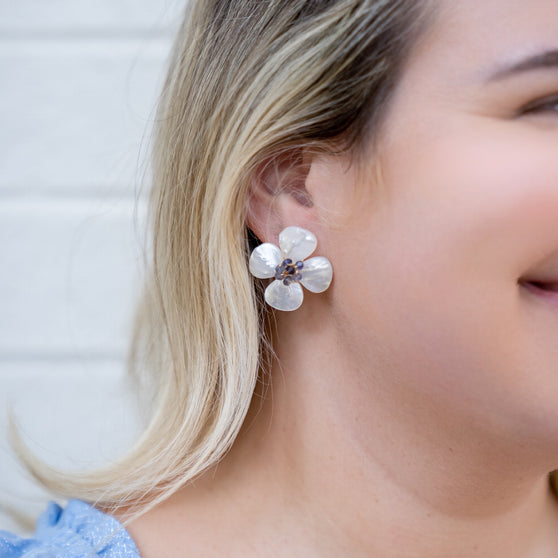 Poppy Earring, Iolite