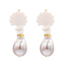 Liv Earring, Rose Pearl
