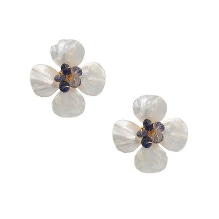 Poppy Earring, Iolite