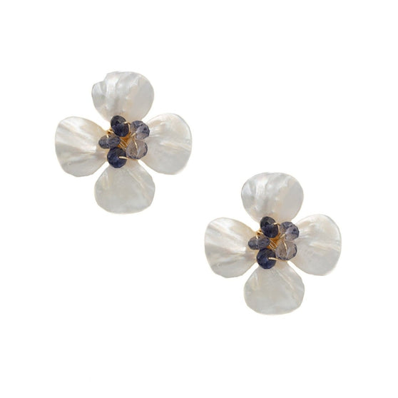 Poppy Earring, Iolite