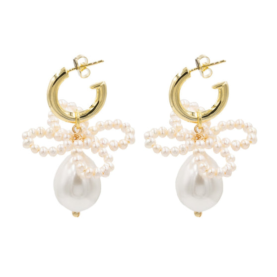 Rowe Earring, Pearl