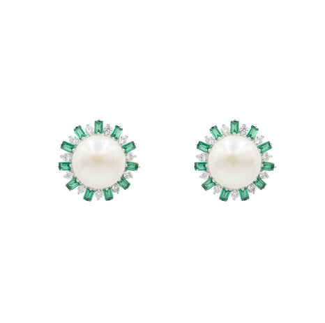 Ruby Earring, Emerald