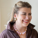 Azalea Earring, Tiger Eye, Large