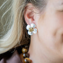 Poppy Earring. Moss